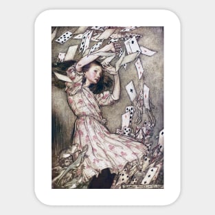 Alice In Wonderland - Arthur Rackham - 6 Sticker